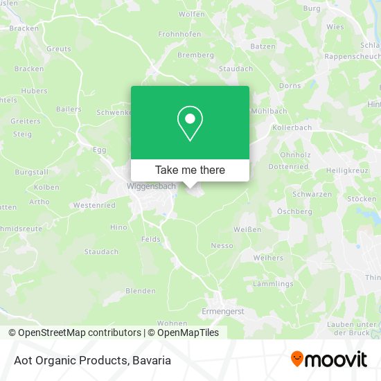 Aot Organic Products map