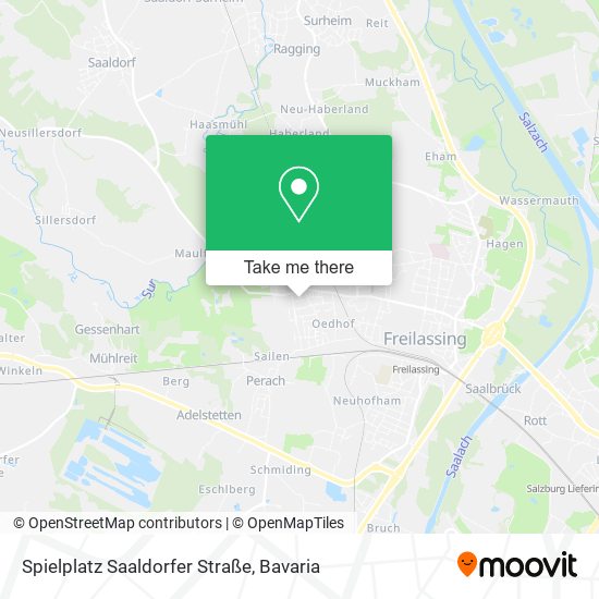Spielplatz Saaldorfer Straße map