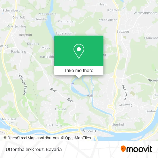 Карта Uttenthaler-Kreuz