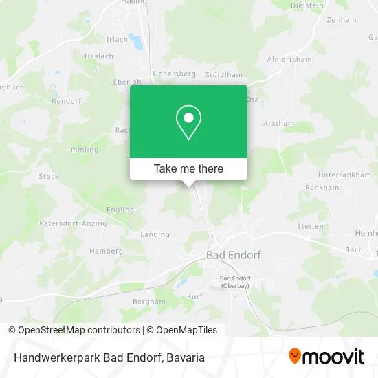 Карта Handwerkerpark Bad Endorf