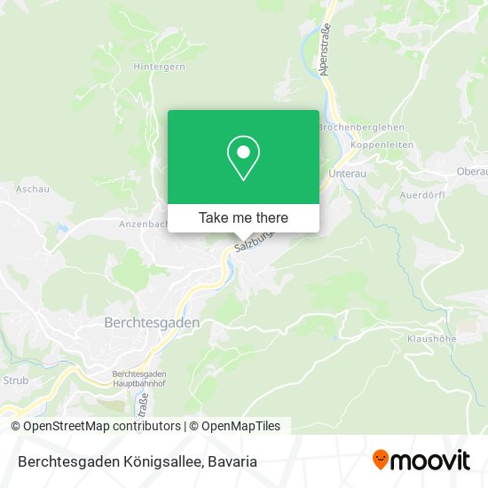 Berchtesgaden Königsallee map