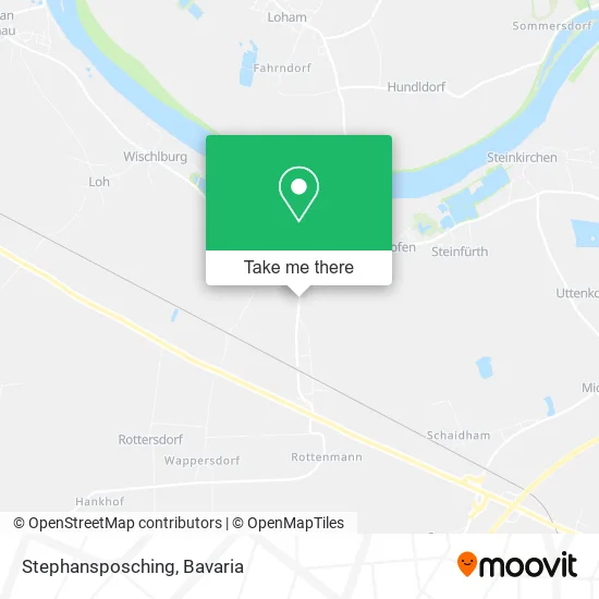 Карта Stephansposching