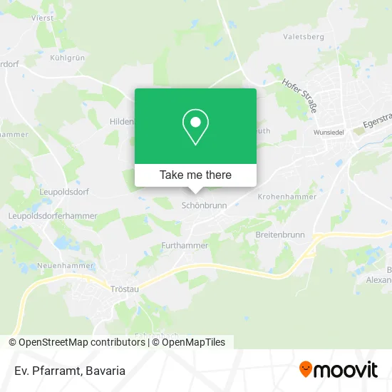 Карта Ev. Pfarramt