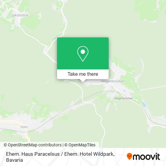 Ehem. Haus Paracelsus / Ehem. Hotel Wildpark map