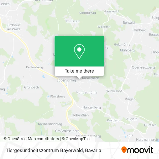 Карта Tiergesundheitszentrum Bayerwald