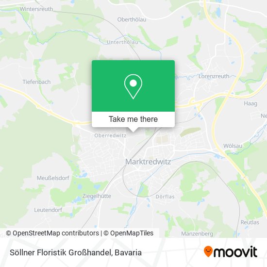 Söllner Floristik Großhandel map