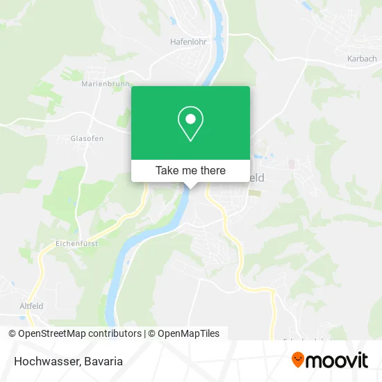 Карта Hochwasser