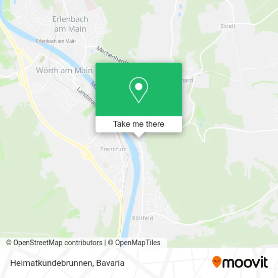 Карта Heimatkundebrunnen