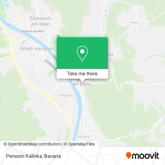 Карта Pension Kalinka