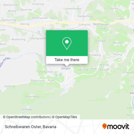 Карта Schreibwaren Oster