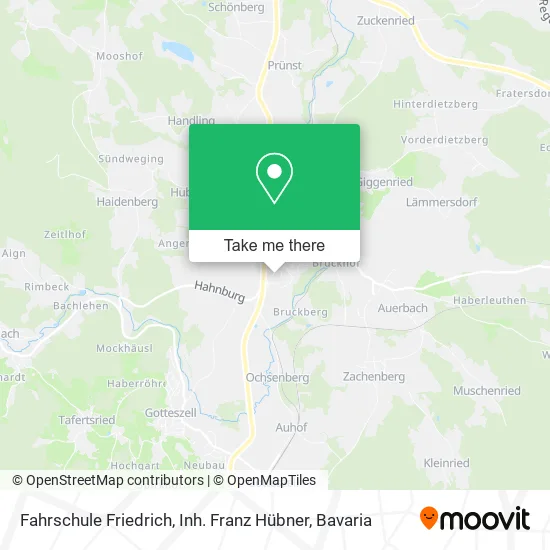 Карта Fahrschule Friedrich, Inh. Franz Hübner