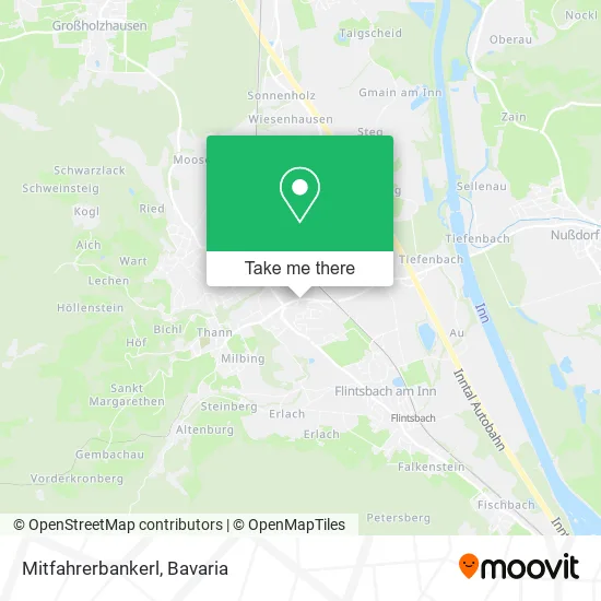 Карта Mitfahrerbankerl