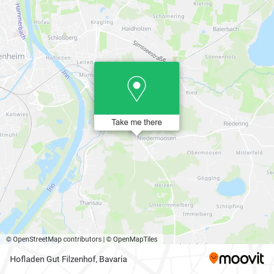Карта Hofladen Gut Filzenhof