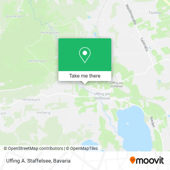 Карта Uffing A. Staffelsee