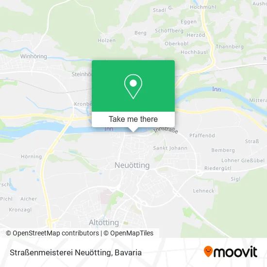 Карта Straßenmeisterei Neuötting