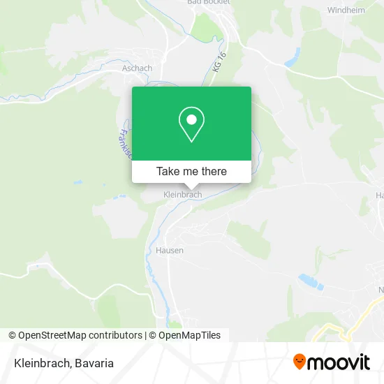 Карта Kleinbrach
