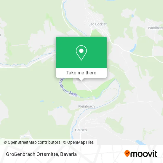 Карта Großenbrach Ortsmitte