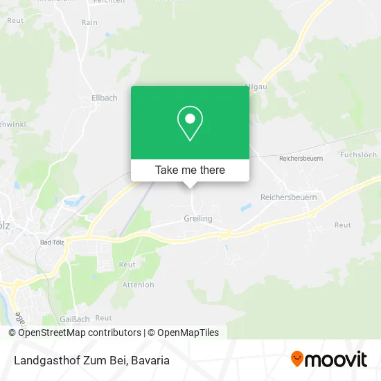 Карта Landgasthof Zum Bei