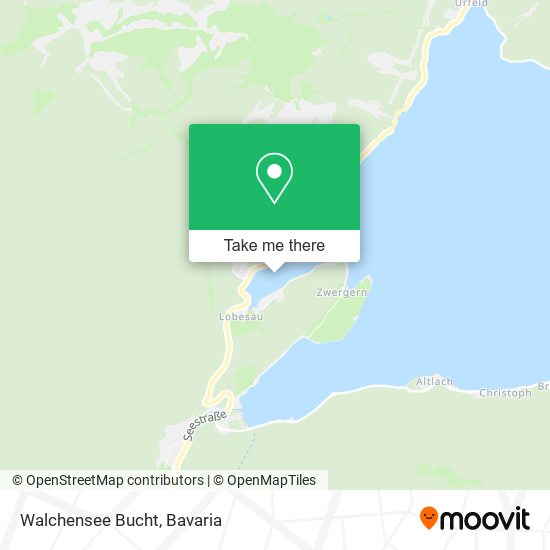 Walchensee Bucht map