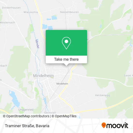 Карта Traminer Straße