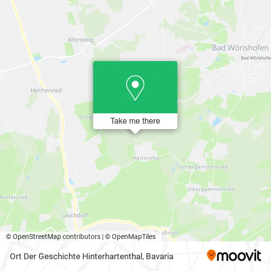Карта Ort Der Geschichte Hinterhartenthal