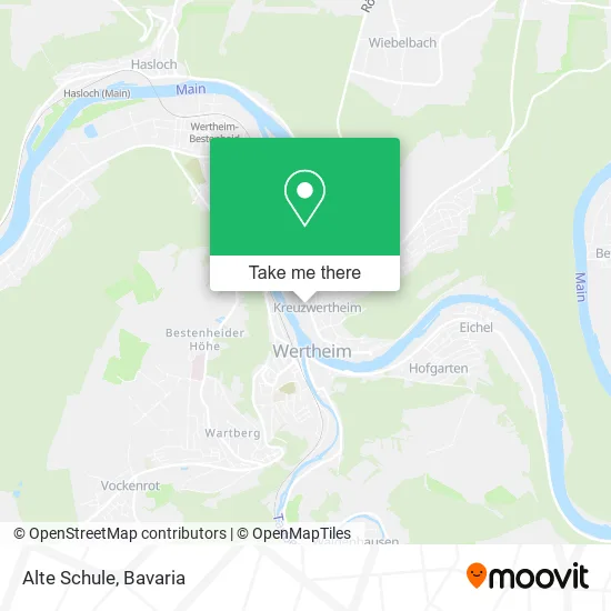 Карта Alte Schule