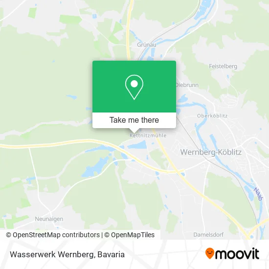 Карта Wasserwerk Wernberg