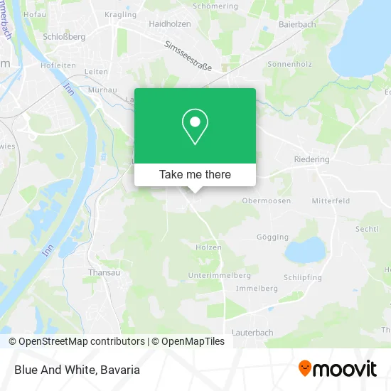 Карта Blue And White