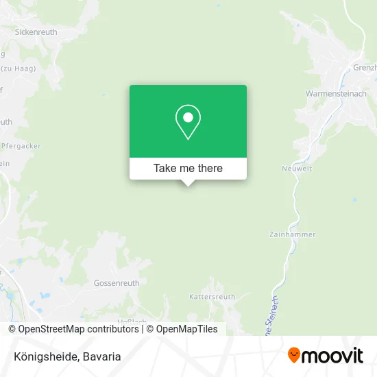 Карта Königsheide