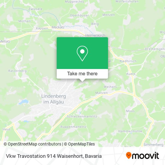 Карта Vkw Travostation 914 Waisenhort