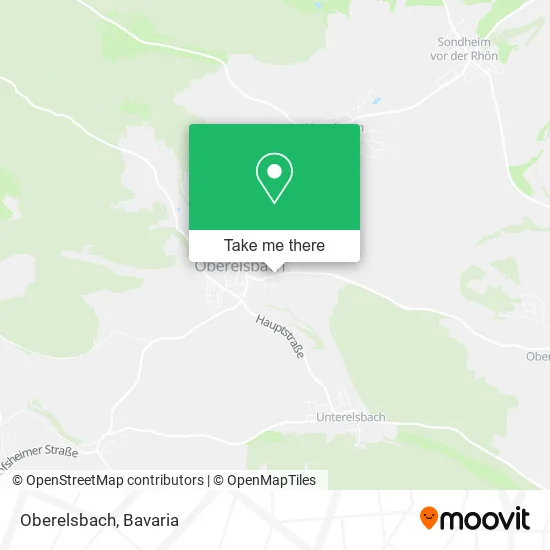 Карта Oberelsbach