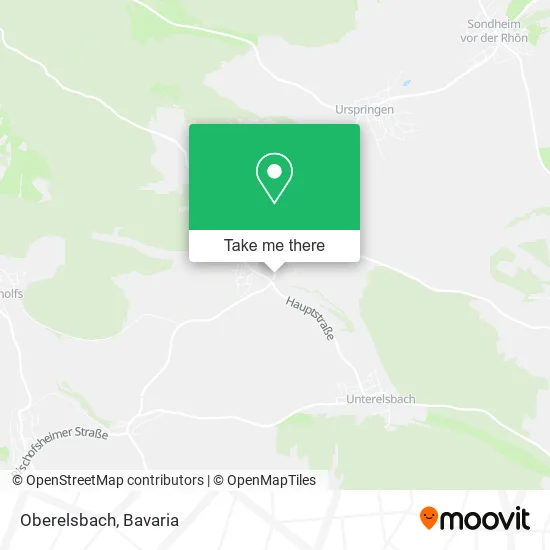 Карта Oberelsbach