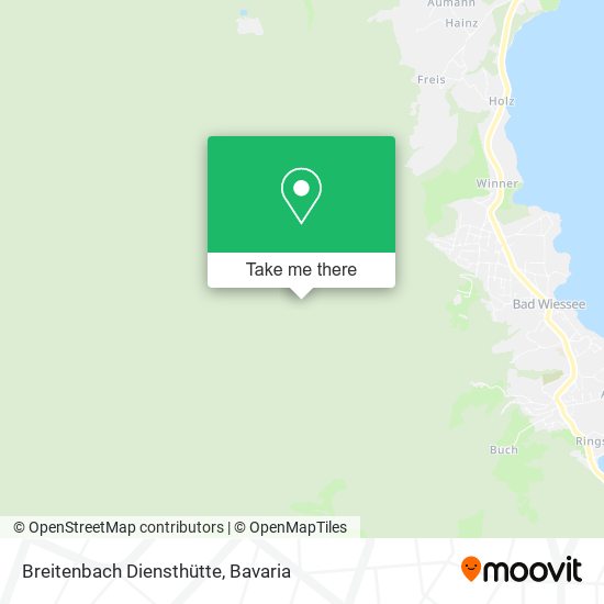 Breitenbach Diensthütte map