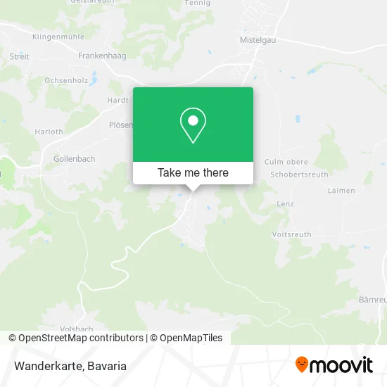 Карта Wanderkarte