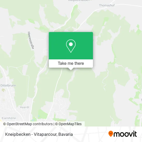 Карта Kneipbecken - Vitaparcour