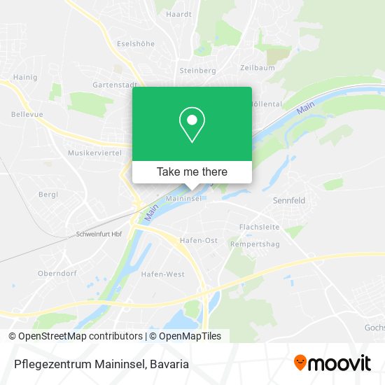 Pflegezentrum Maininsel map