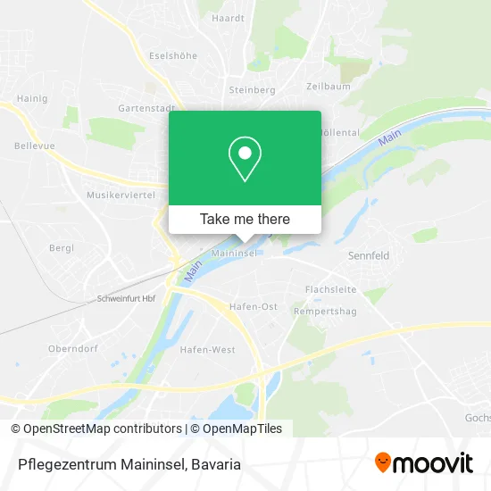 Карта Pflegezentrum Maininsel