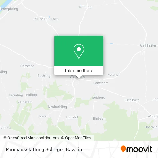 Карта Raumausstattung Schlegel