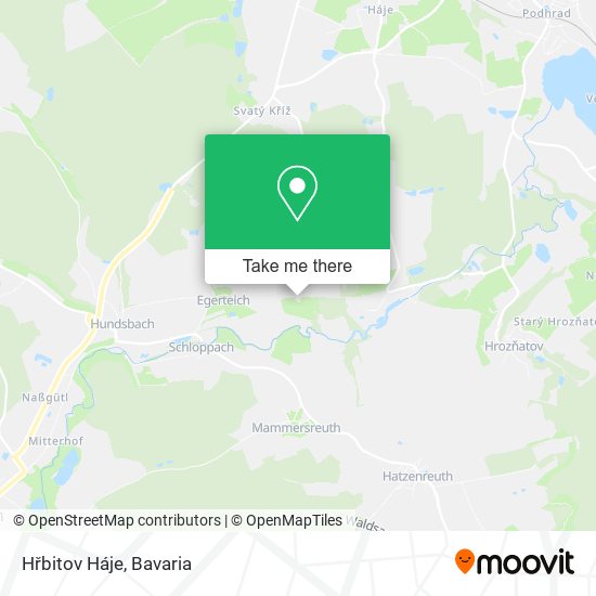 Hřbitov Háje map