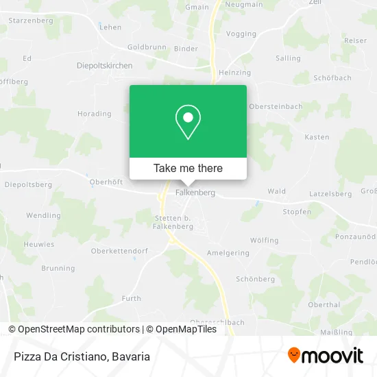 Карта Pizza Da Cristiano