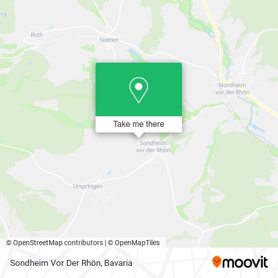 Sondheim Vor Der Rhön map