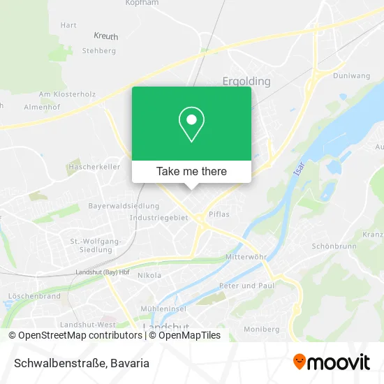 Карта Schwalbenstraße