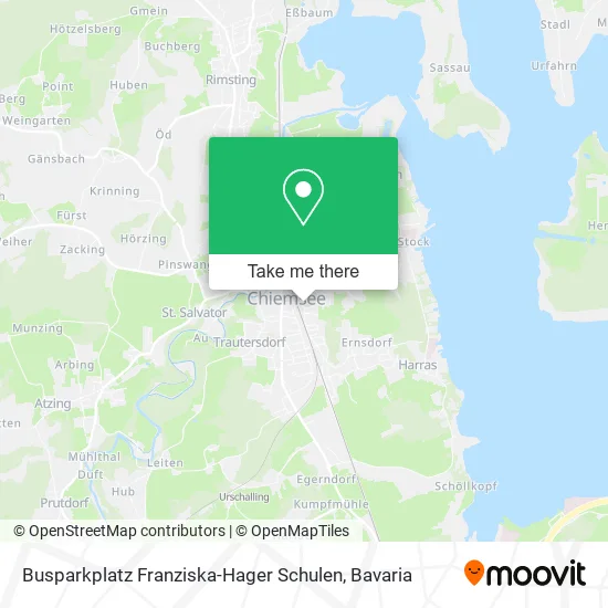 Карта Busparkplatz Franziska-Hager Schulen