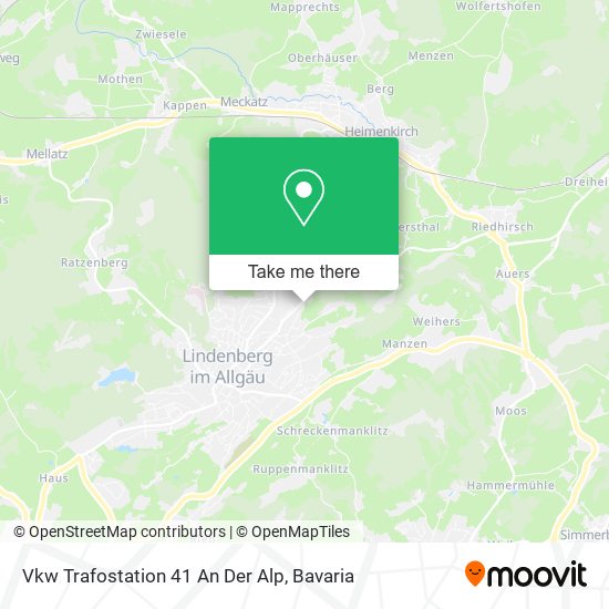 Vkw Trafostation 41 An Der Alp map
