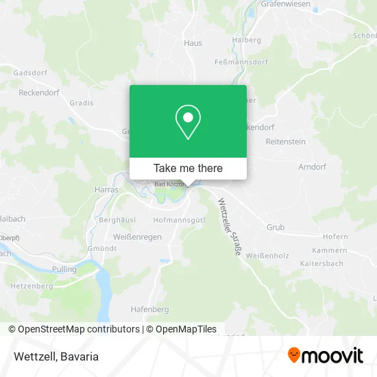 Карта Wettzell