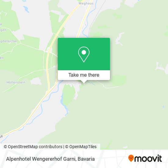 Alpenhotel Wengererhof Garni map