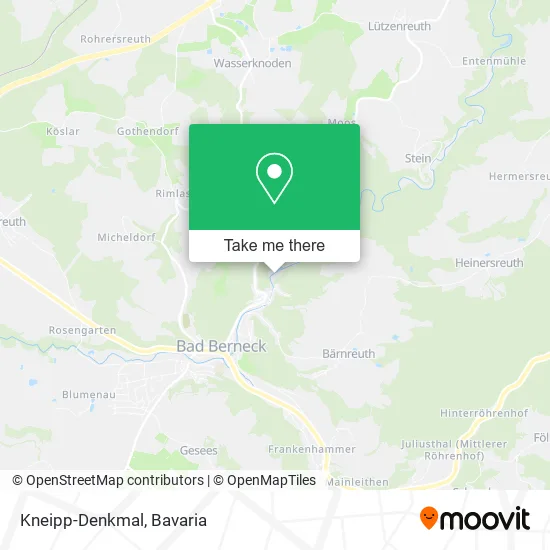 Карта Kneipp-Denkmal