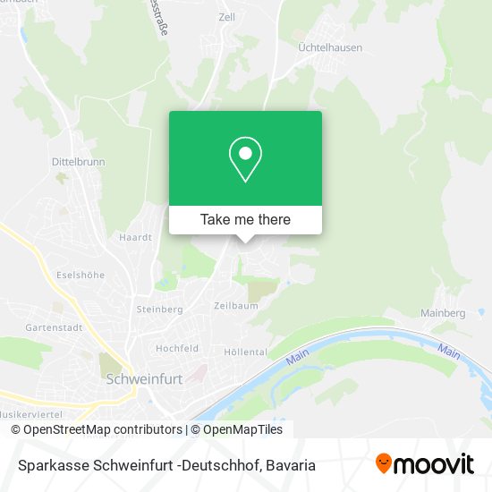 Sparkasse Schweinfurt -Deutschhof map