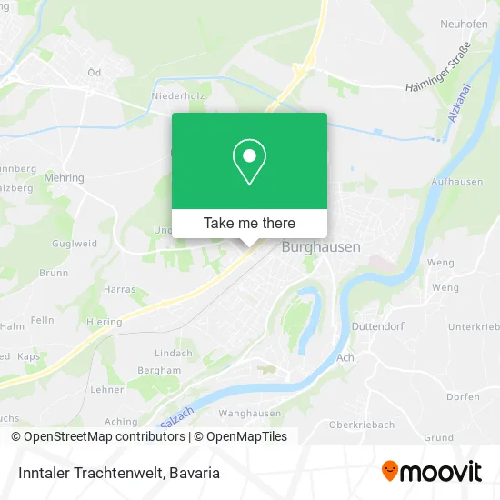 Карта Inntaler Trachtenwelt