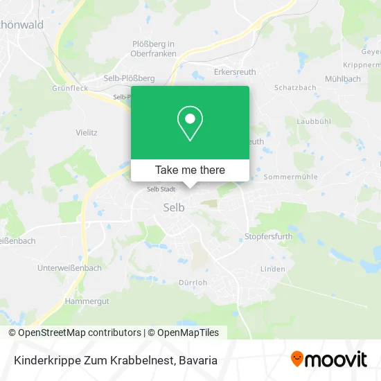 Карта Kinderkrippe Zum Krabbelnest